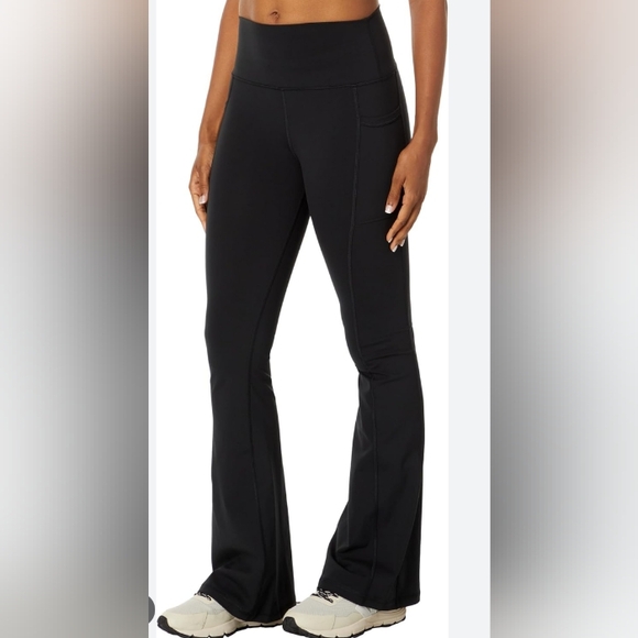 Spiritual Gangster Classic Black Flare Pants - Picture 1 of 6